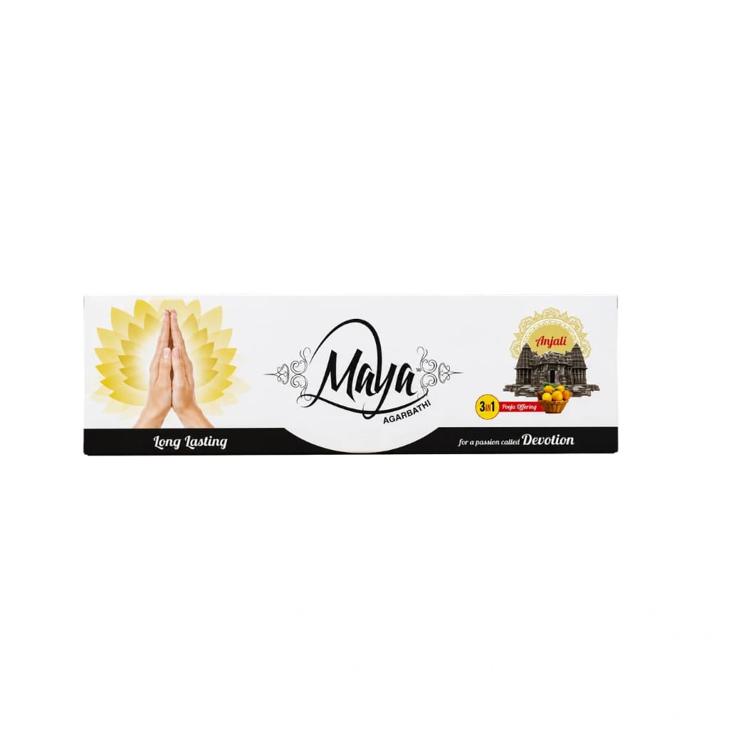 MAYA AGARBATHI LONG LASTING ANJALI 66UNITS
