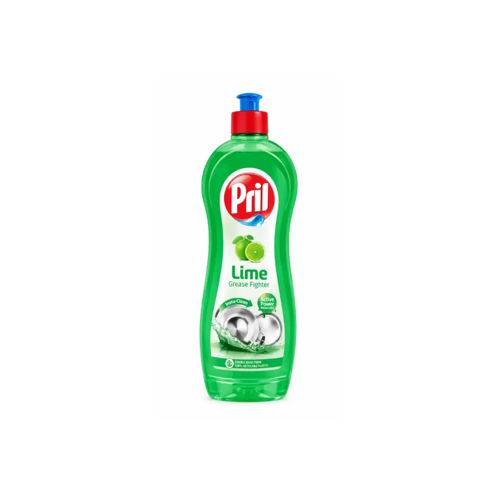 PRIL LIME GREASE FIGHTER LIQUID DISHWASH GEL - 750ML