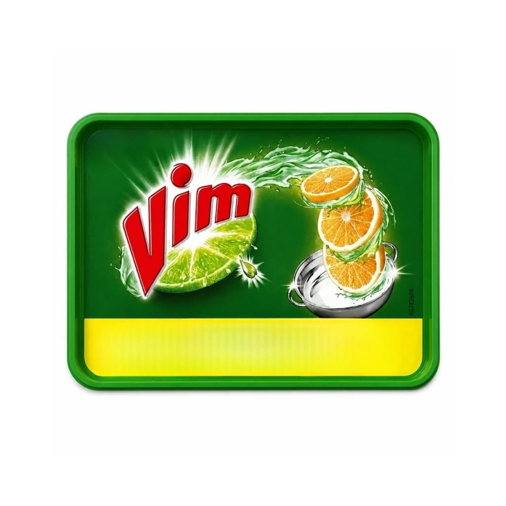 Vim Dishwash Bar Lemon Tub, With Power Of 100 Lemon - 250gm