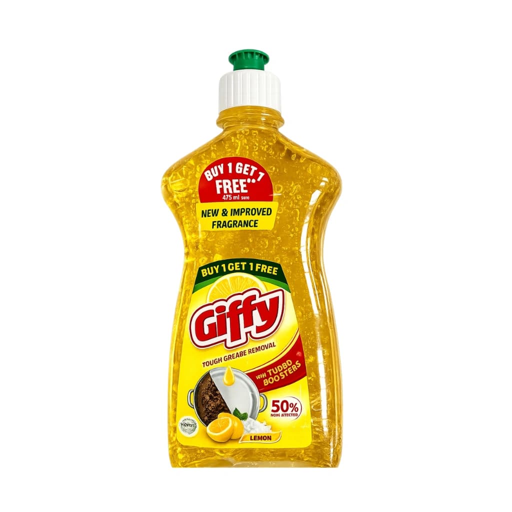 GIFFY DISHWASH GEL 475ML BUY 1 GET 1 FREE