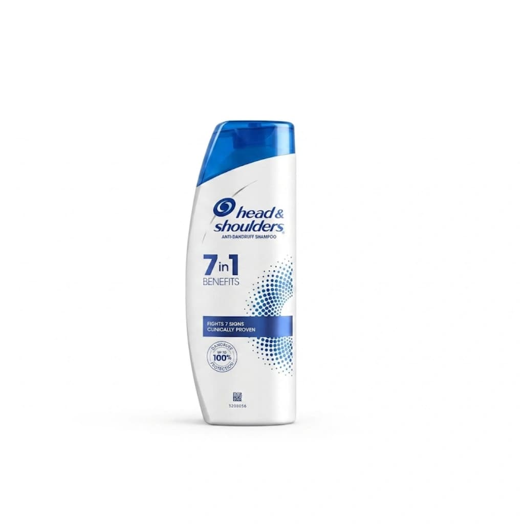 HEAD & SHOULDERS ANTI-DANDRUFF SHAMPOO 7 IN 1 BENEFITS 180ML