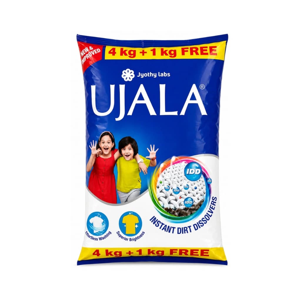 UJALA LAUNDRY DETERGENT POWDER 4KG + 1KG FREE