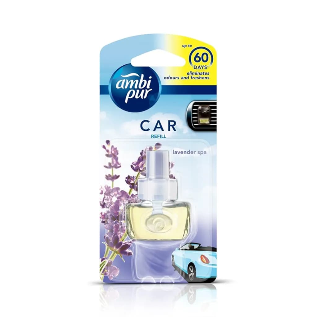 AMBI PUR CAR FRESHENER REFILL LAVENDER SPA 7.5ML