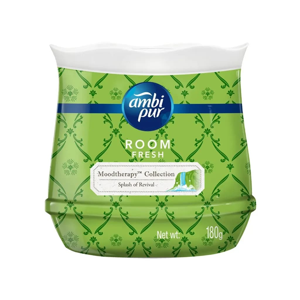 AMBI PUR MOODTHERAPY COLLECTION ROOM FRESHENER GEL SPLASH OF REVIVAL LEMONGRASS 180 GM