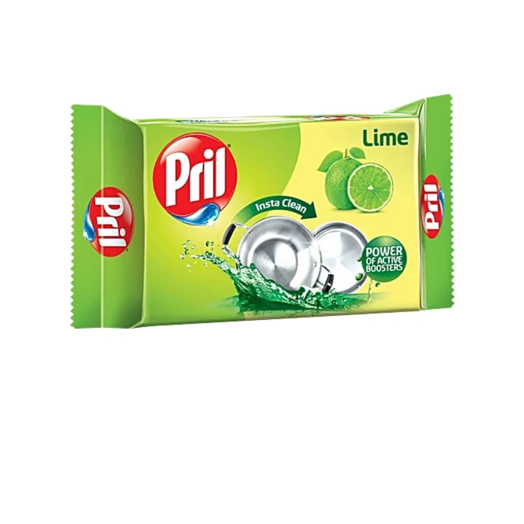 PRIL DISHWASH BAR WITH LIME 400G