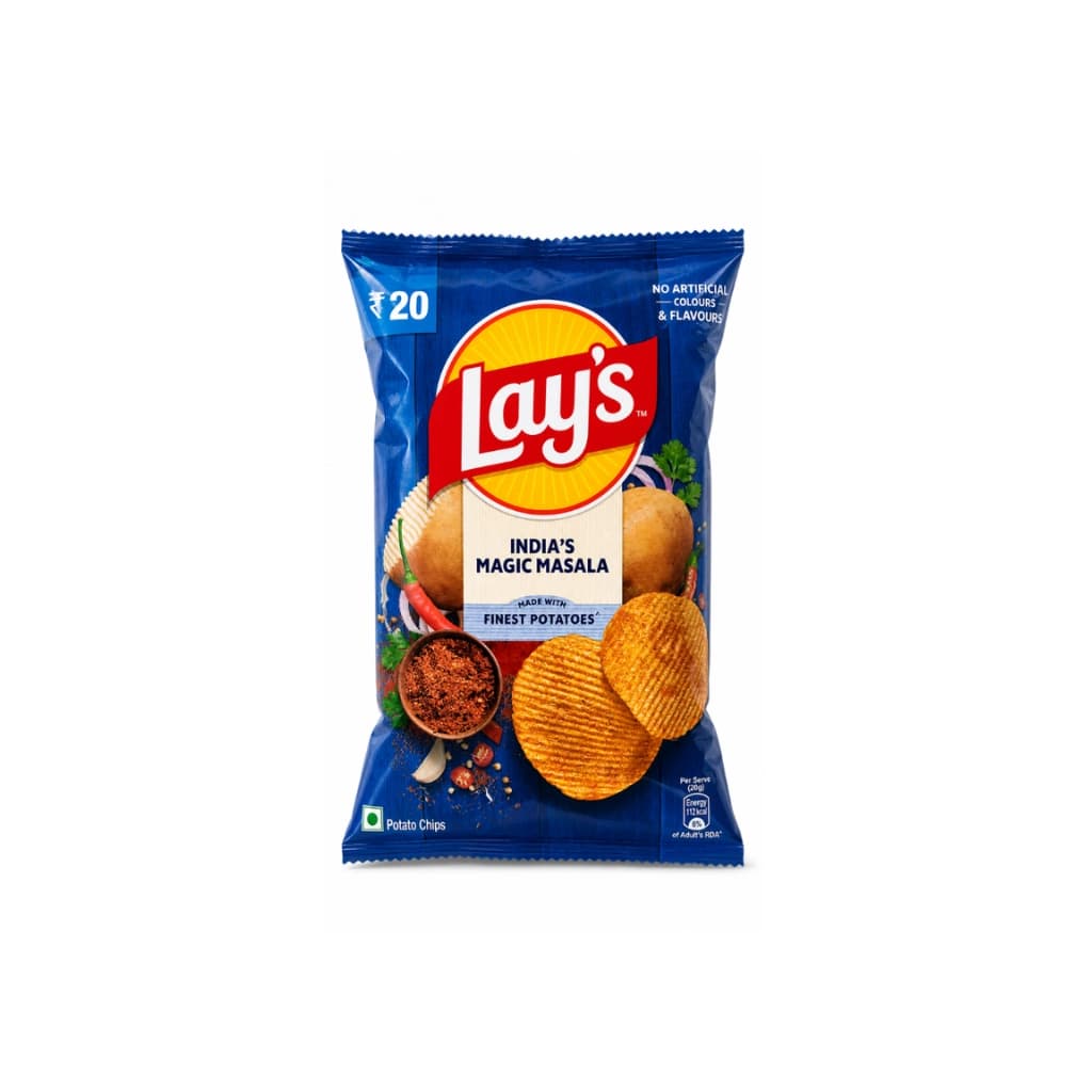 LAYS INDIA'S MAGIC MASALA FINEST POTATOES 52.9 GM