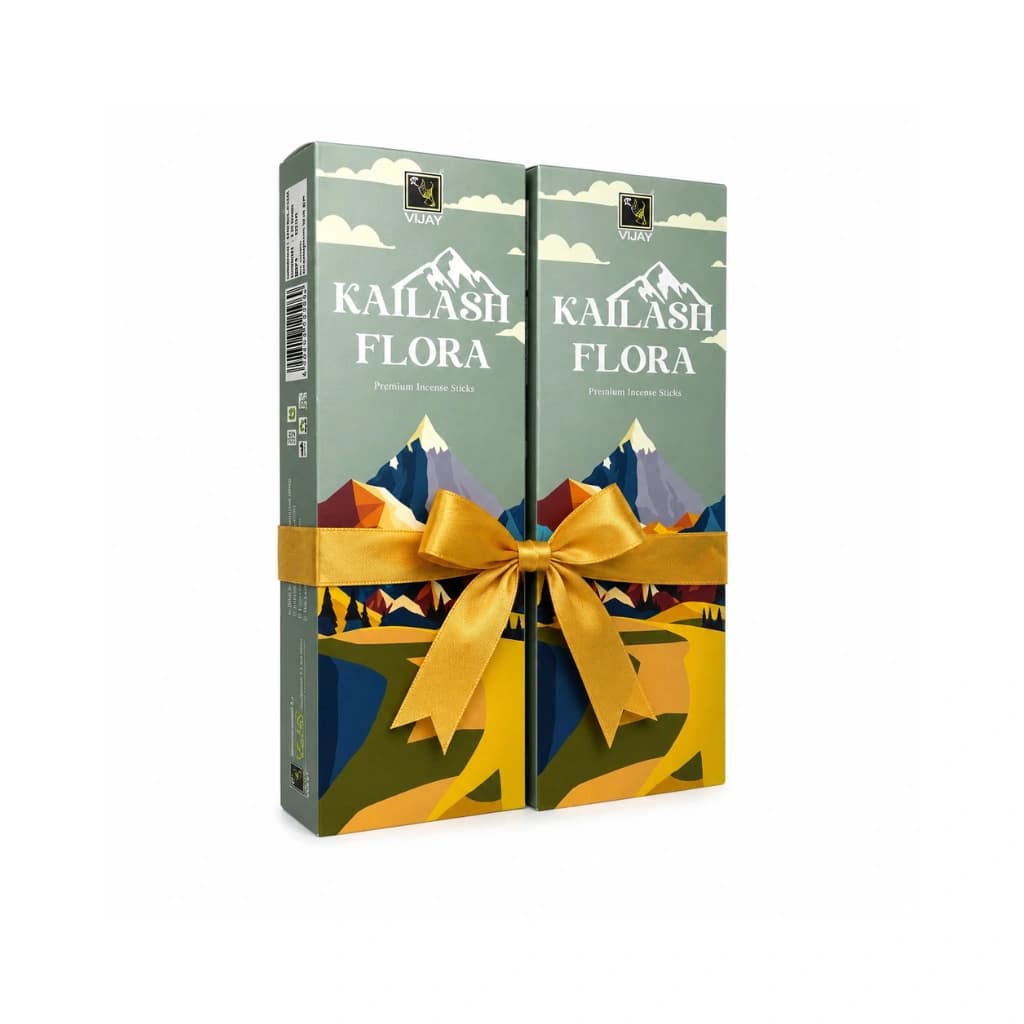 KAILASH FLORA INCENSE STICKS 2 PACK COMBO