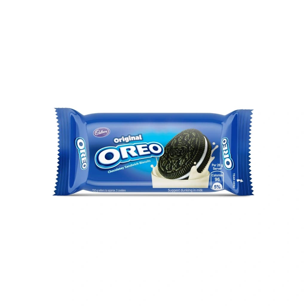 CADBURY OREO VANILLA FLAVOUR CRÈME SANDWICH BISCUIT 83.5GM
