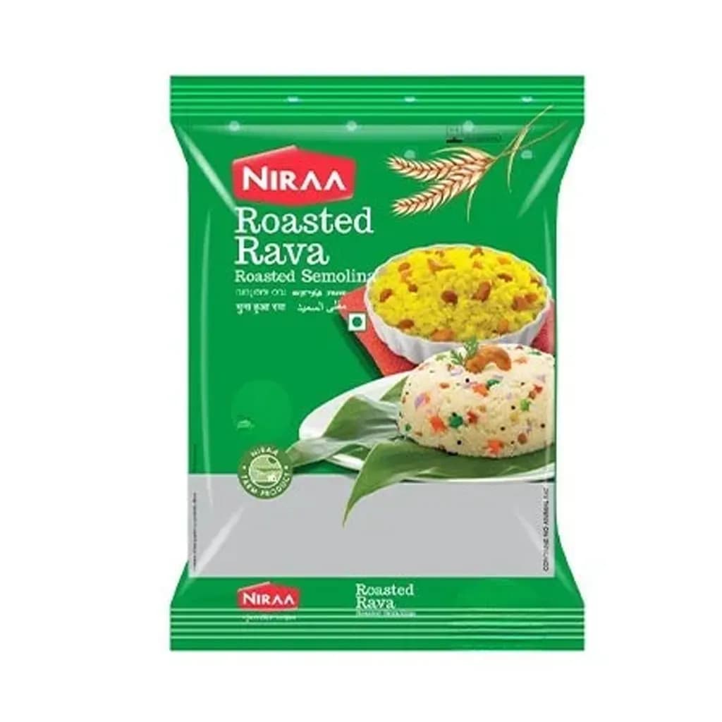 NIRAA ROASTED RAVA 500 GM