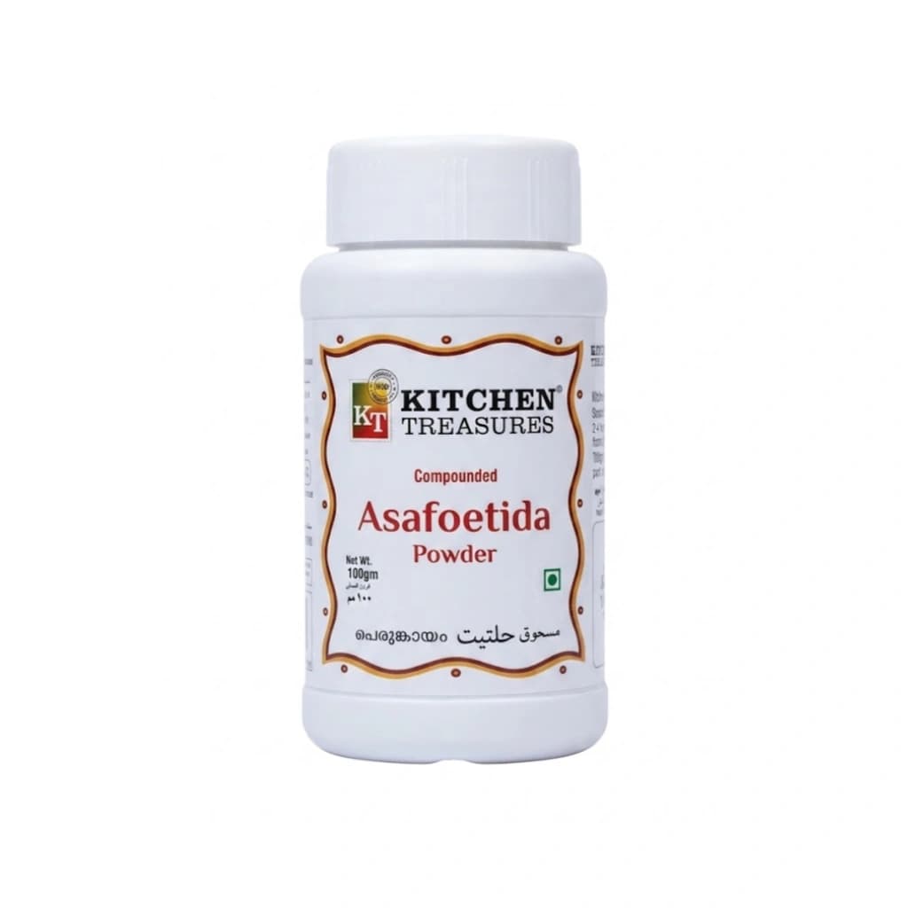 KITCHEN TREASURES COMPOUNDED ASAFOETIDA POWDER 100 GM