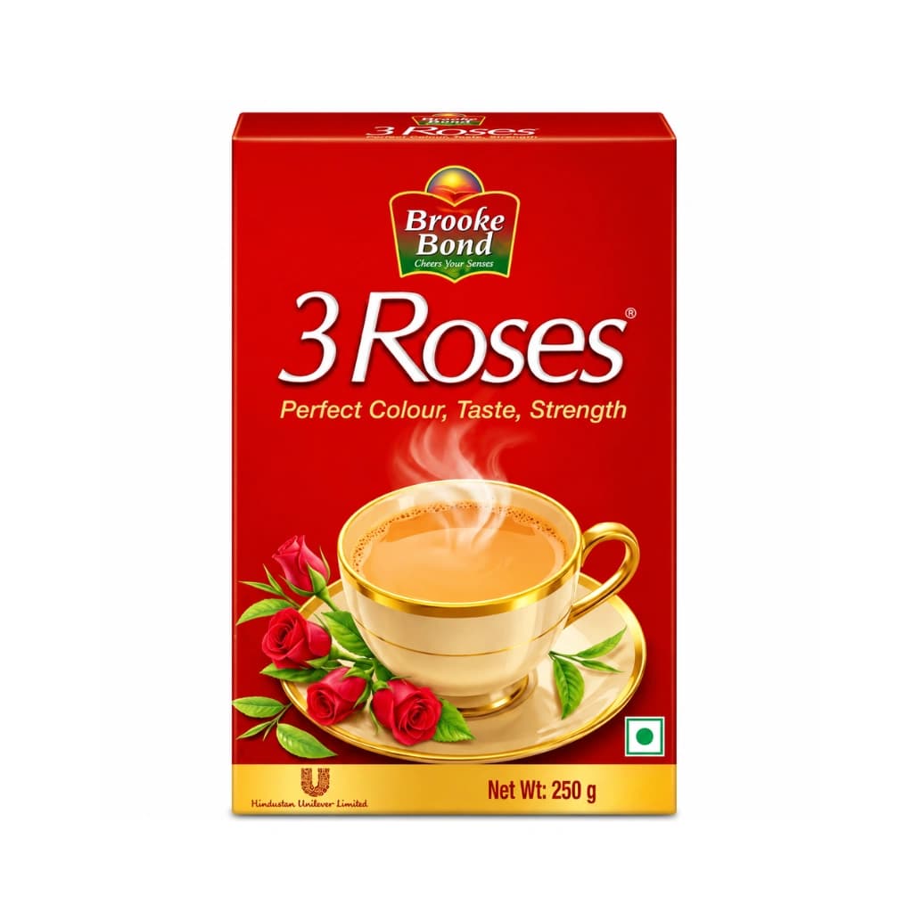 BROOKE BOND 3 ROSES TEA 250 GM