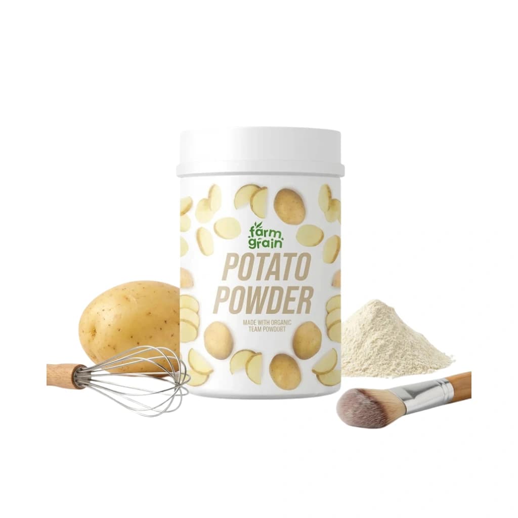 FARM GRAIN SD POTATO POWDER 250 GM FOR SKIN CARE COOKING/THICKENING AGENT FOR GRAVIES SOUPS/VEGAN GLUTEN FREE