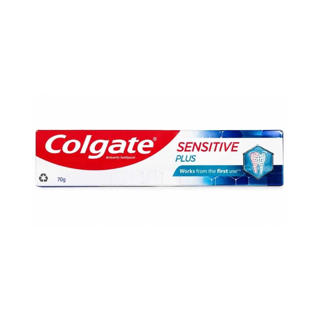 COLGATE SENSITIVE PLUS ANTICAVITY TOOTHPASTE 70GM