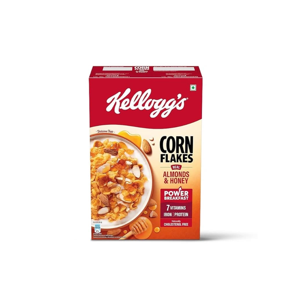 KELLOGGS CORN FLAKES REAL ALMOND HONEY 300 GM