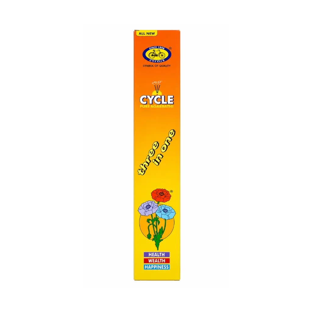 CYCLE PURE AGARBATHI THREE IN ONE 14 NOS