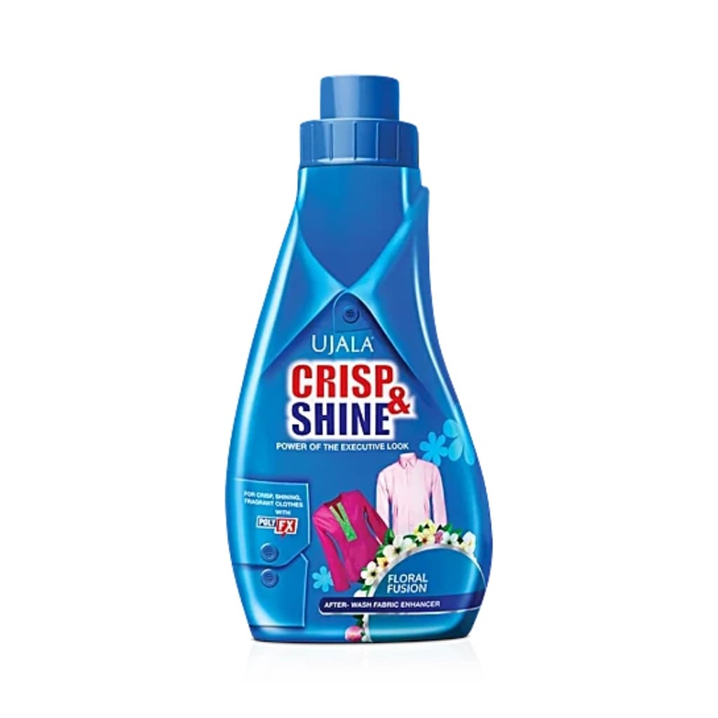 UJALA CRISP & SHINE AFTER WASH FABRIC ENHANCER FLORAL FUSION 200 GM