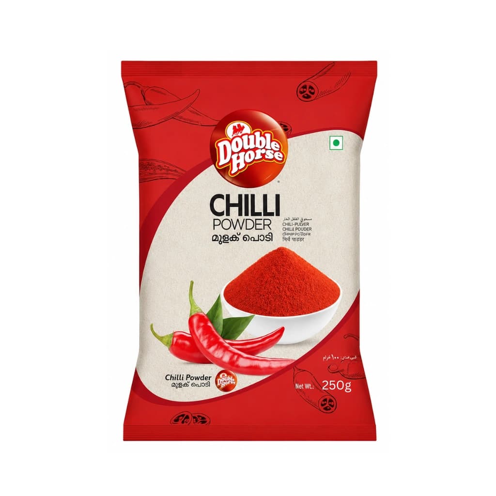 DOUBLE HORSE CHILLI POWDER 250 GM