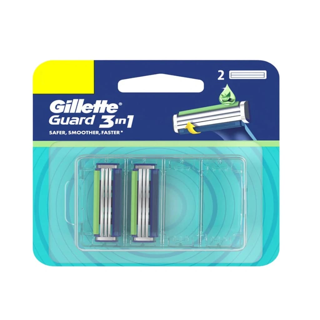 GILLETTE GUARD 3IN1 2 CARTRIDGES