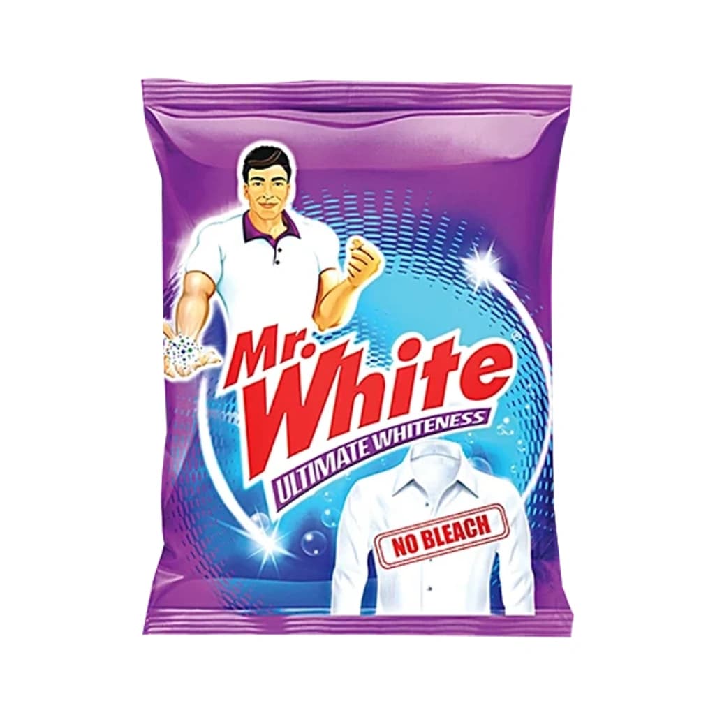 MR WHITE WASHING DETERGENT POWDER 500 GM