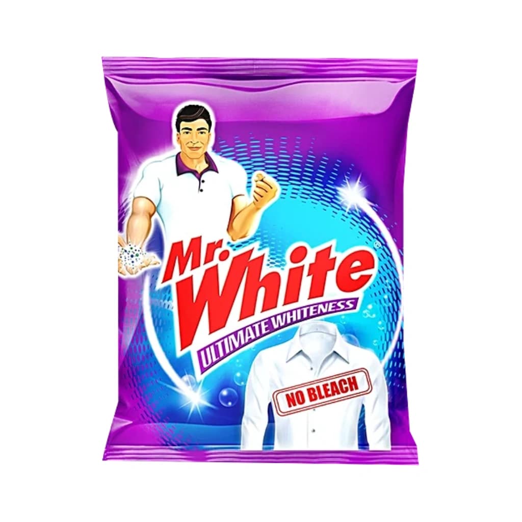 MR WHITE DETERGENT POWDER 3 KG POUCH