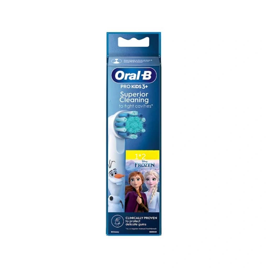 ORAL B PRO KIDS 3+ SUPERIOR CLEANING FROZEN REGULAR MANUAL TOOTH BRUSH PACK OF TWO