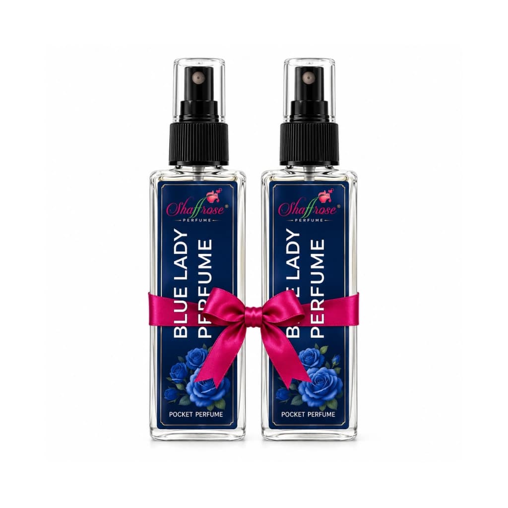 SHAFFROSE BLUE LADY POCKET PERFUME FEEL ELEGANT FEEL CONFIDENT PACK OF 2