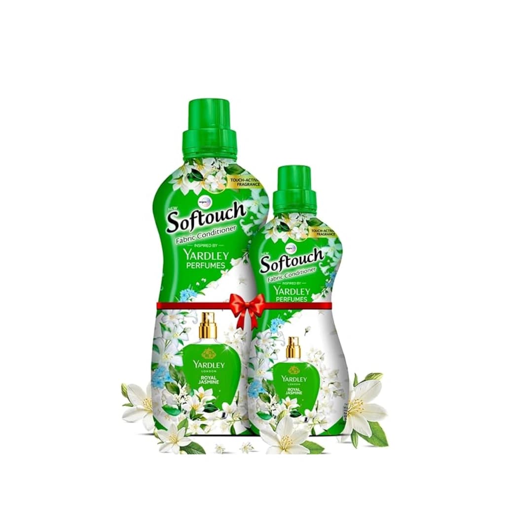 SOFTOUCH YARDLEY ROYAL JASMINE FABRIC CONDITIONER 800 ML + 210 ML FREE