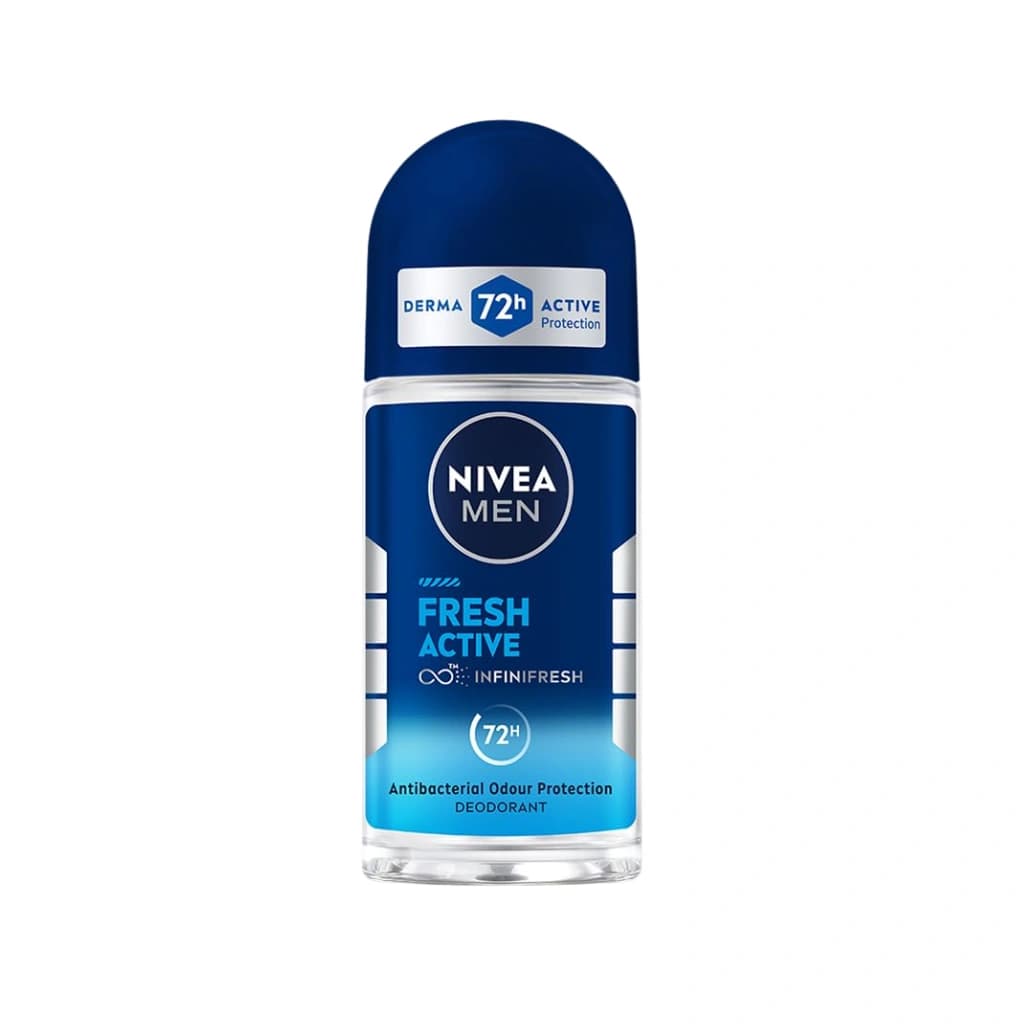 NIVEA MEN FRESH ACTIVE INFINIFRESH 72H ANTIBACTERIAL ODOUR PROTECTION DEODORANT 50 ML
