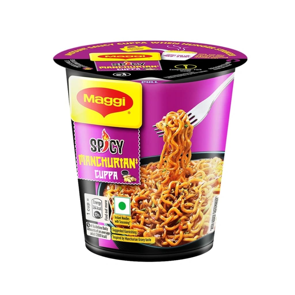 MAGGI SPICY MANCHURIAN INSTANT CUPPA NOODLES 70.5 GM