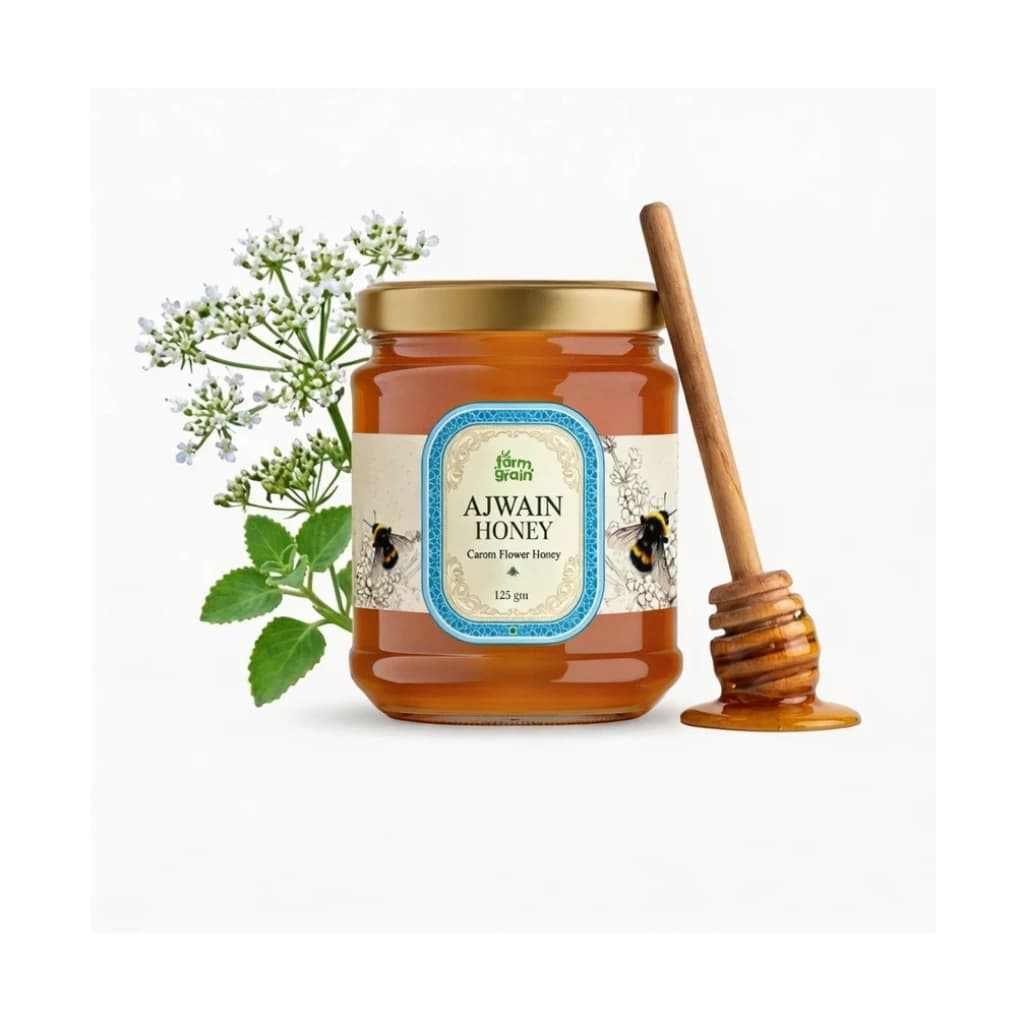 FARMGRAIN AJWAIN HONEY ORGANIC 125GM