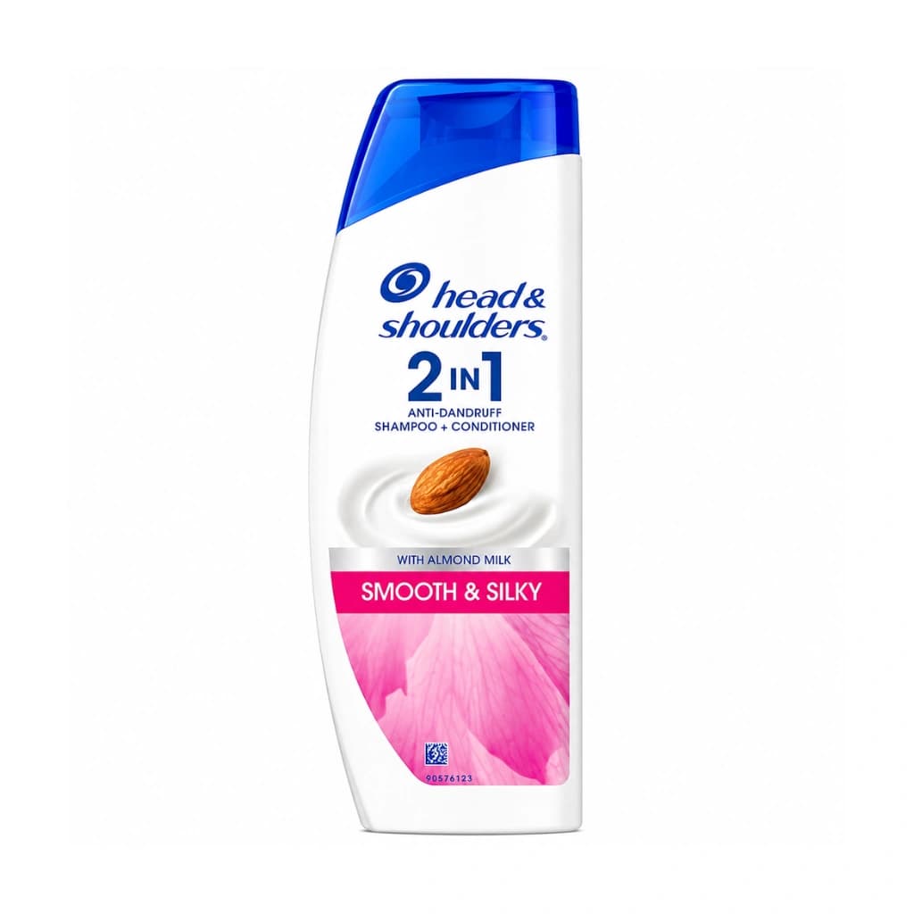 HEAD & SHOULDERS ANTI-DANDRUFF SHAMPOO + CONDITIONER SMOOTH & SILKY 180ML