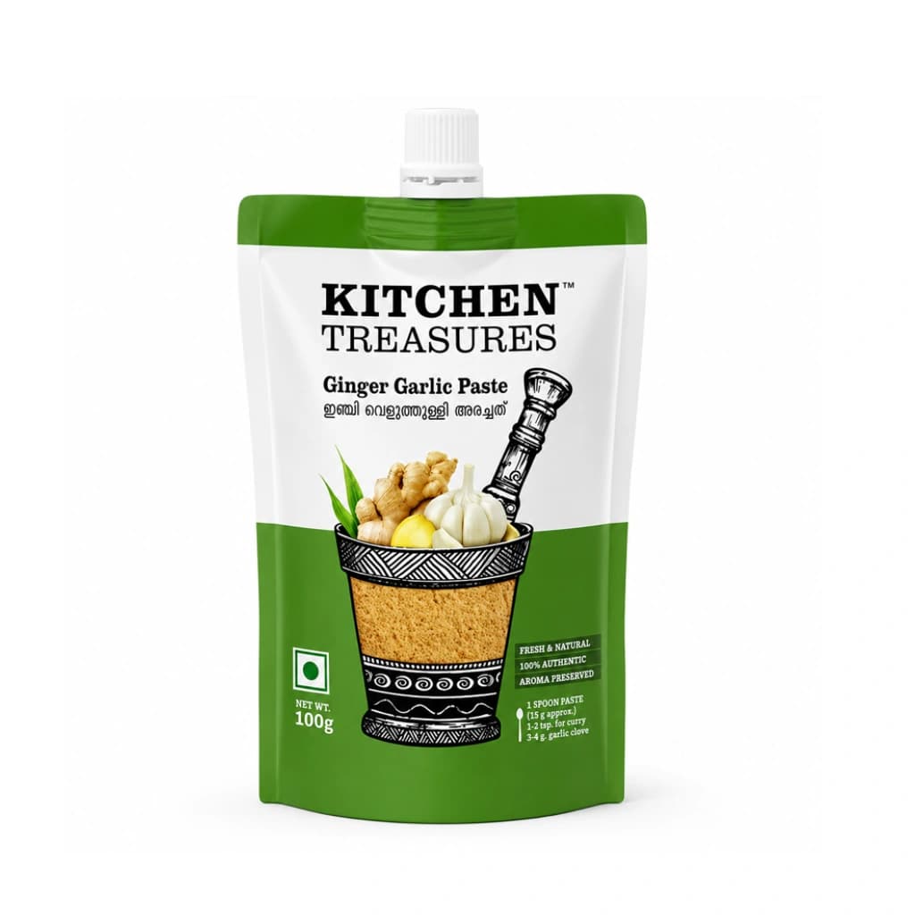 KITCHEN TREASURES GINGER & GARLIC PASTE 100gm