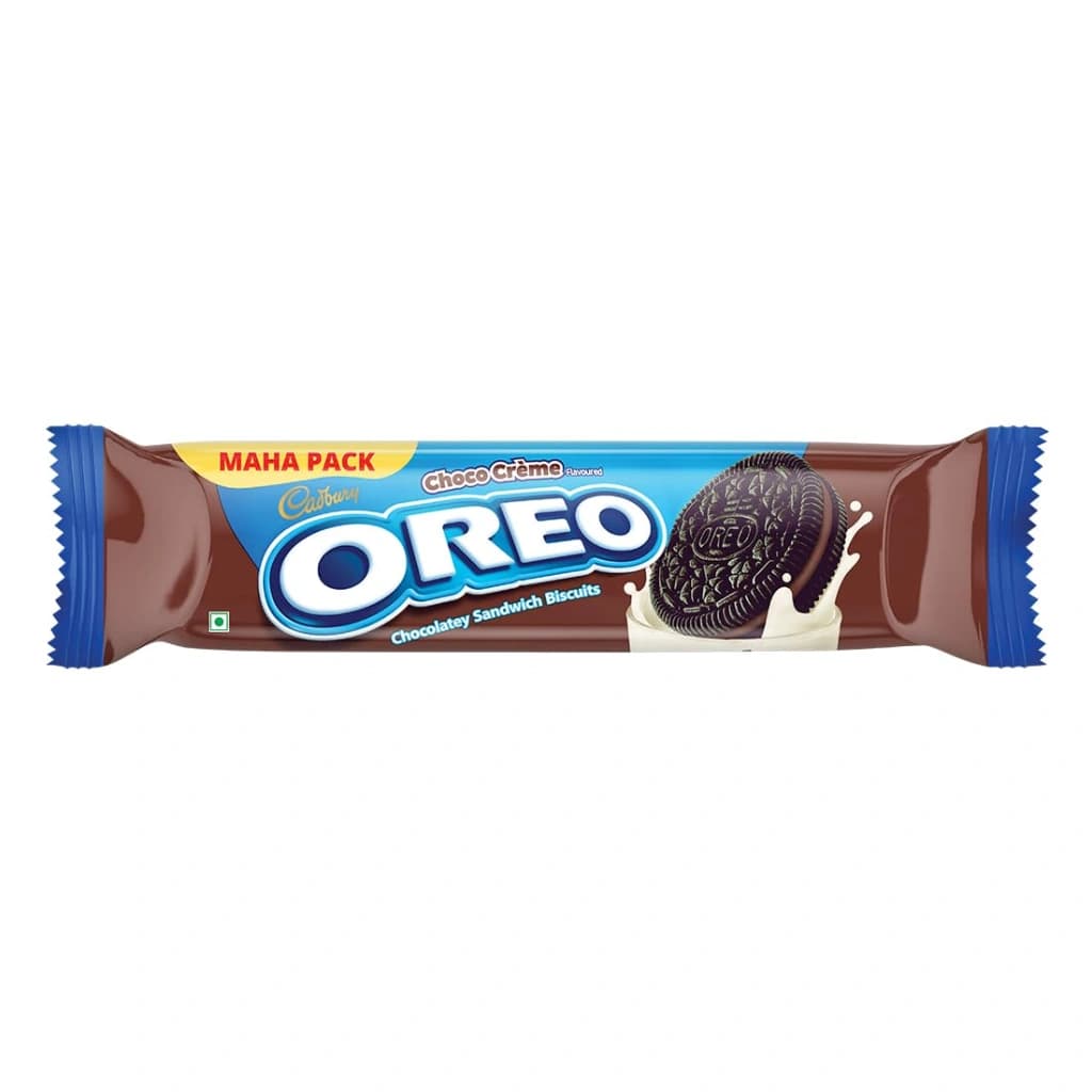 CADBURY OREO CHOCOLATE CREME SANDWICH BISCUIT 125.25G
