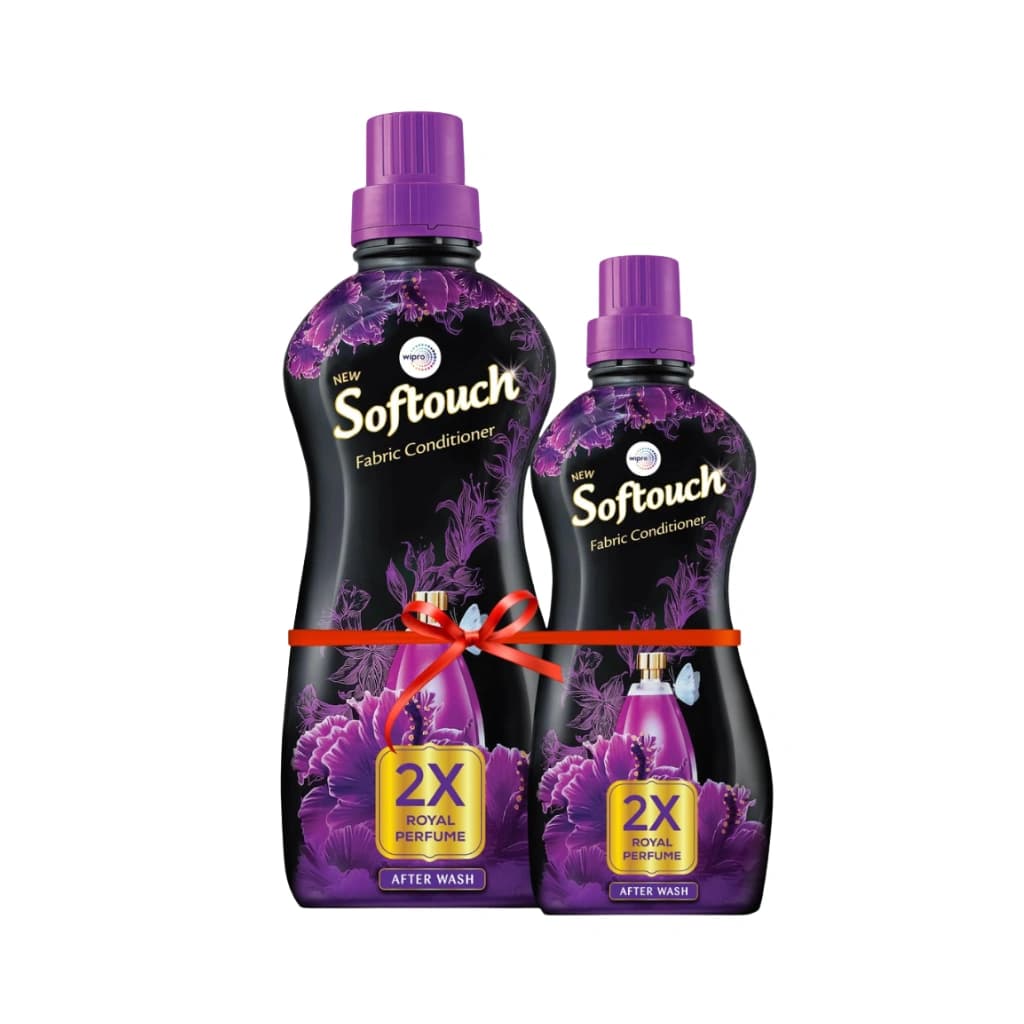 SOFTOUCH 2X ROYAL PERFUME FABRIC CONDITIONER 800ML + 210 ML
