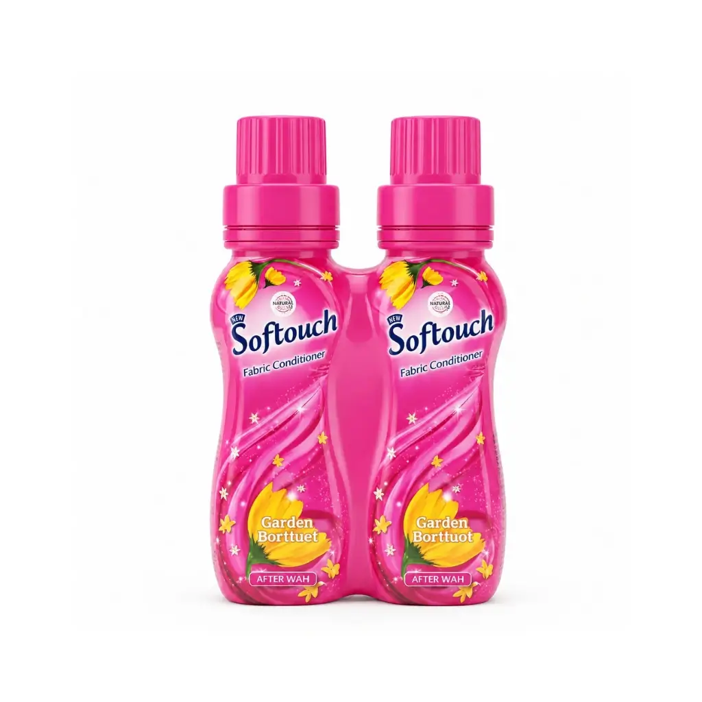 SOFTOUCH GARDEN BOUQUET FABRIC CONDITIONER PACK OF 2