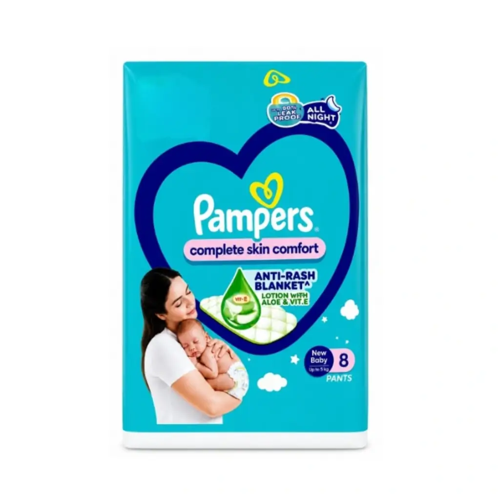 PAMPERS COMPLETE SKIN COMFORT NEW BABY UPTO 5 KG