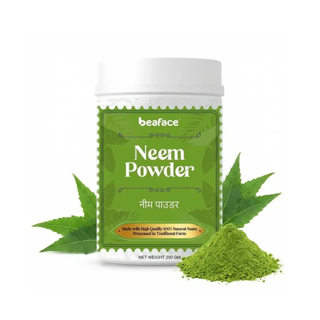 BEAFACE VITAMINNEEM POWDER PIMPLES DARK SPOT REMOVES DEAD CELLS E OIL 200 GM