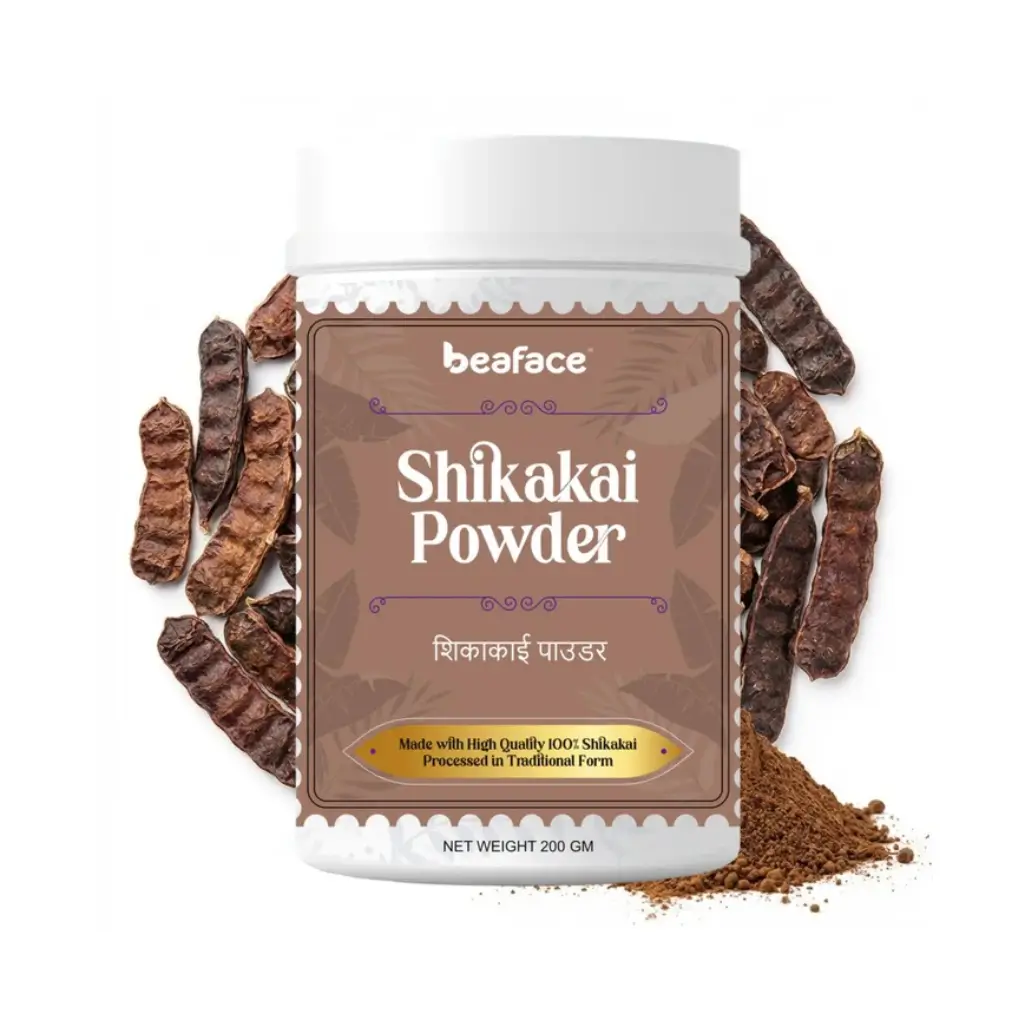 BEAFACE SHIKAKAI POWDER ANTIFUNGAL HAIR SHINE HAIR CONDITIONING HAIR STRENGTHEN 200 GM