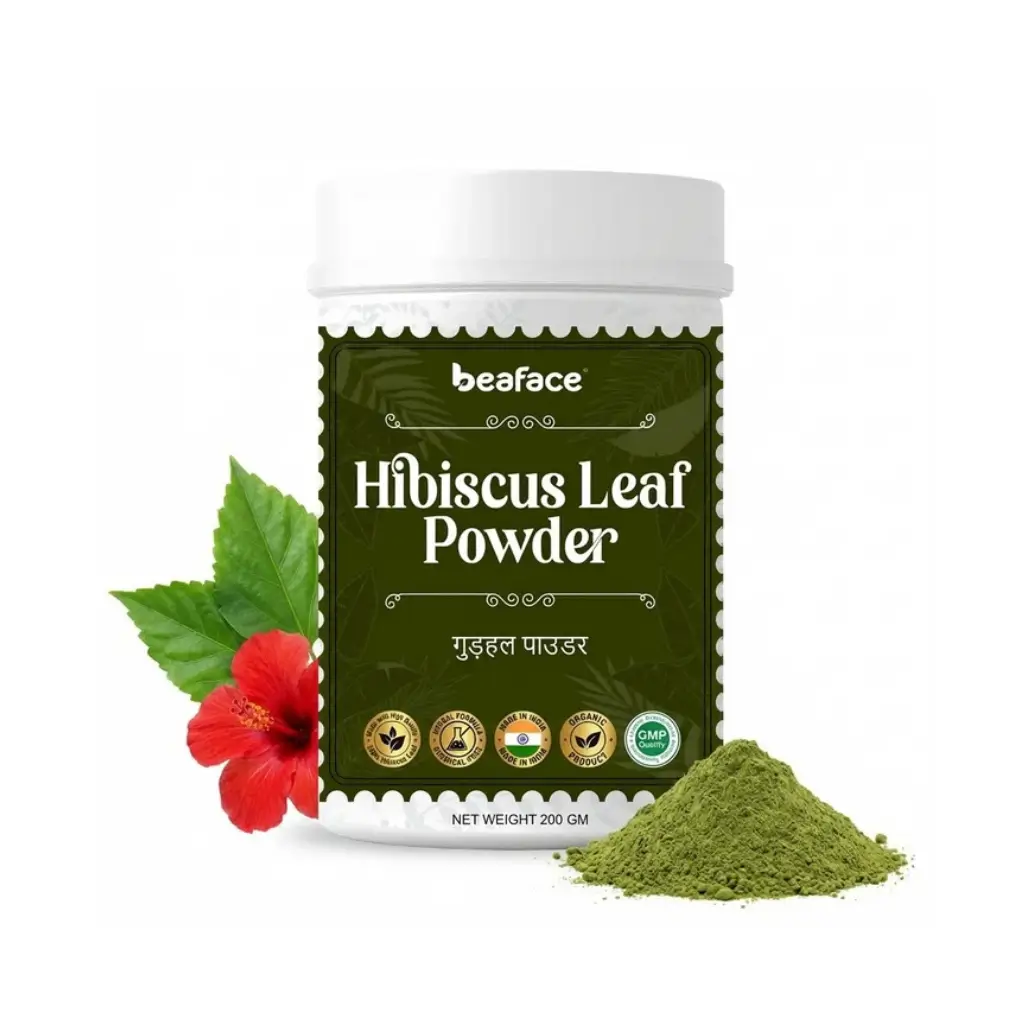 BEAFACE HIBISCUS LEAVES POWDER HAIR SMOOTHER SOFTER SHINE 200 GM