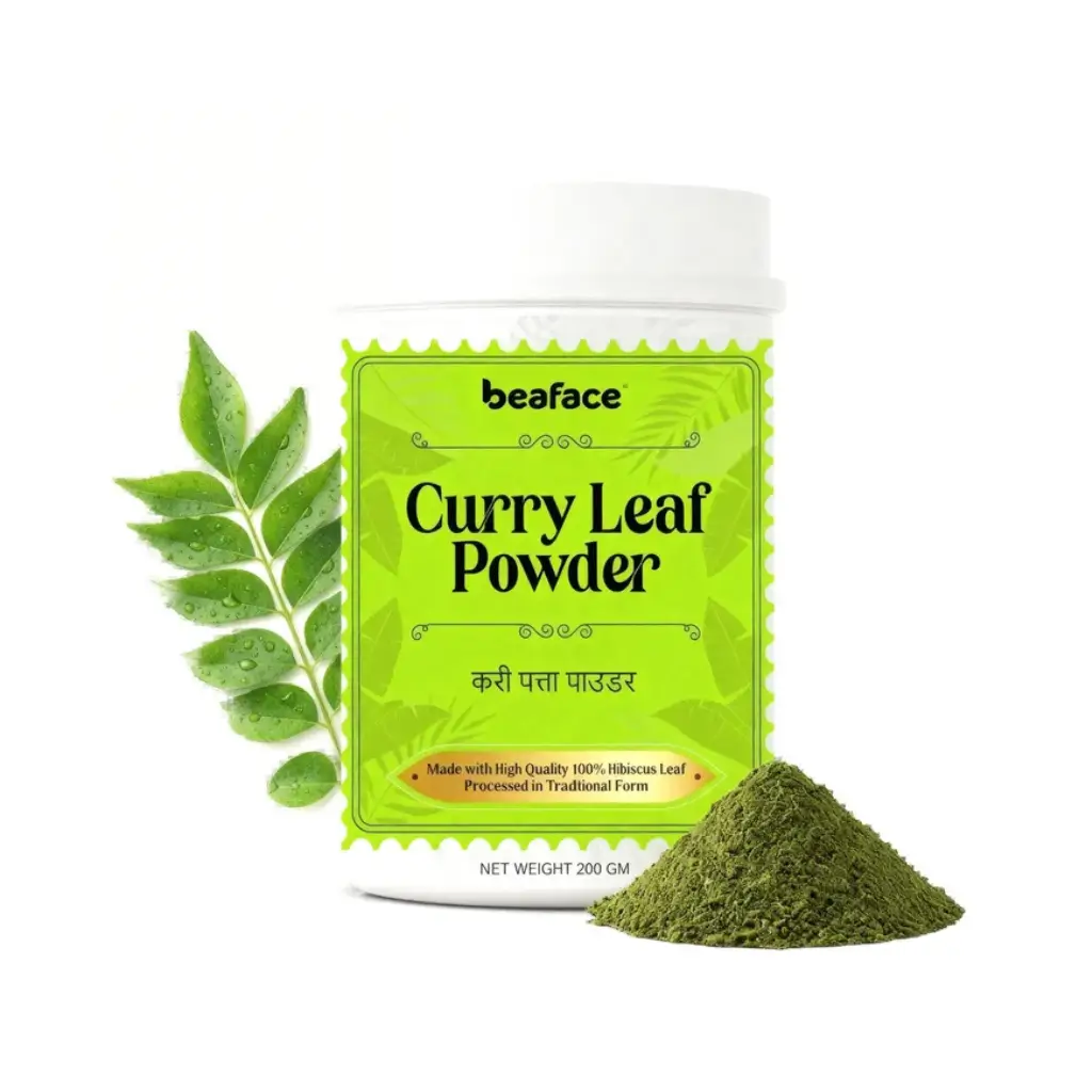 BEAFACE CURRY LEAVES POWDER HAIR GROWTH DANDRUFF SCALP DISORDERS 200 GM