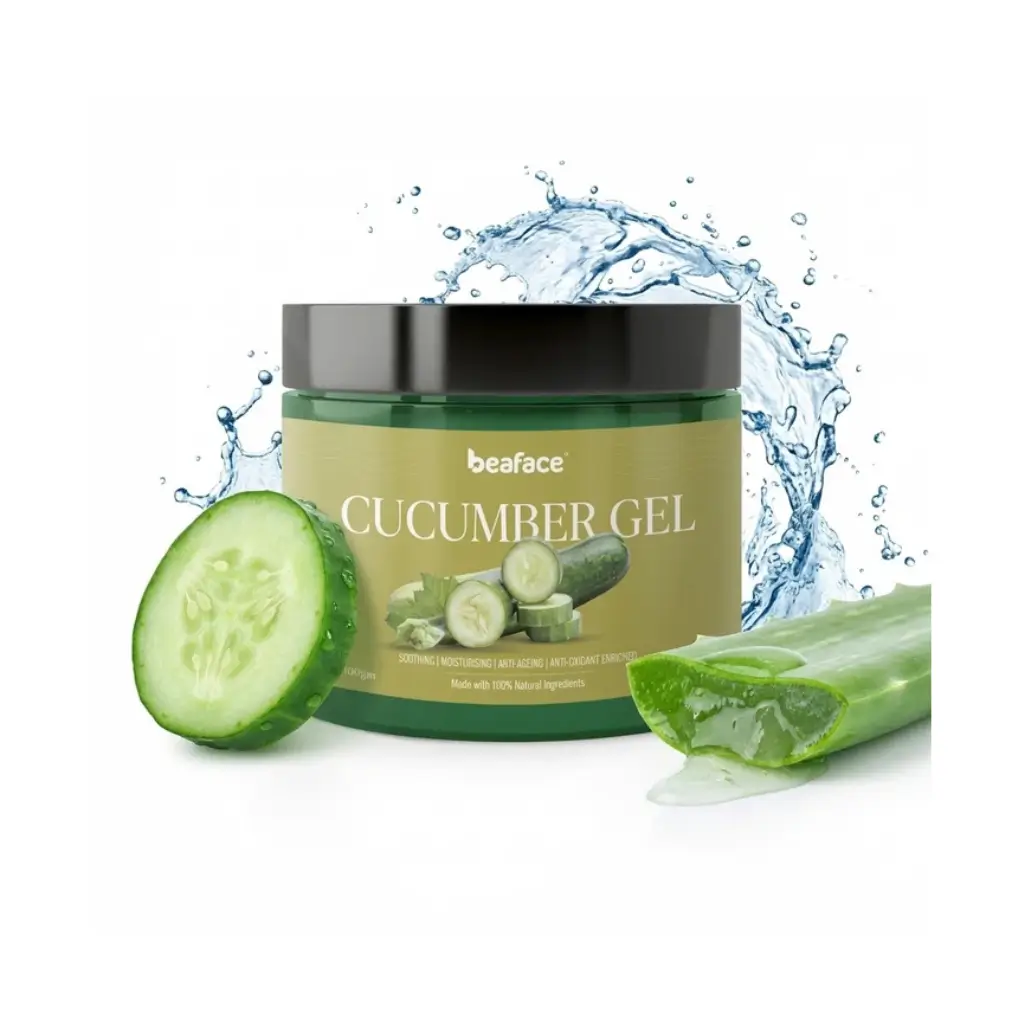 BEAFACE ALOE VERA CUCUMBER GEL SKIN LIGHTENING ACNE BLEMISH COOLING 100 GM