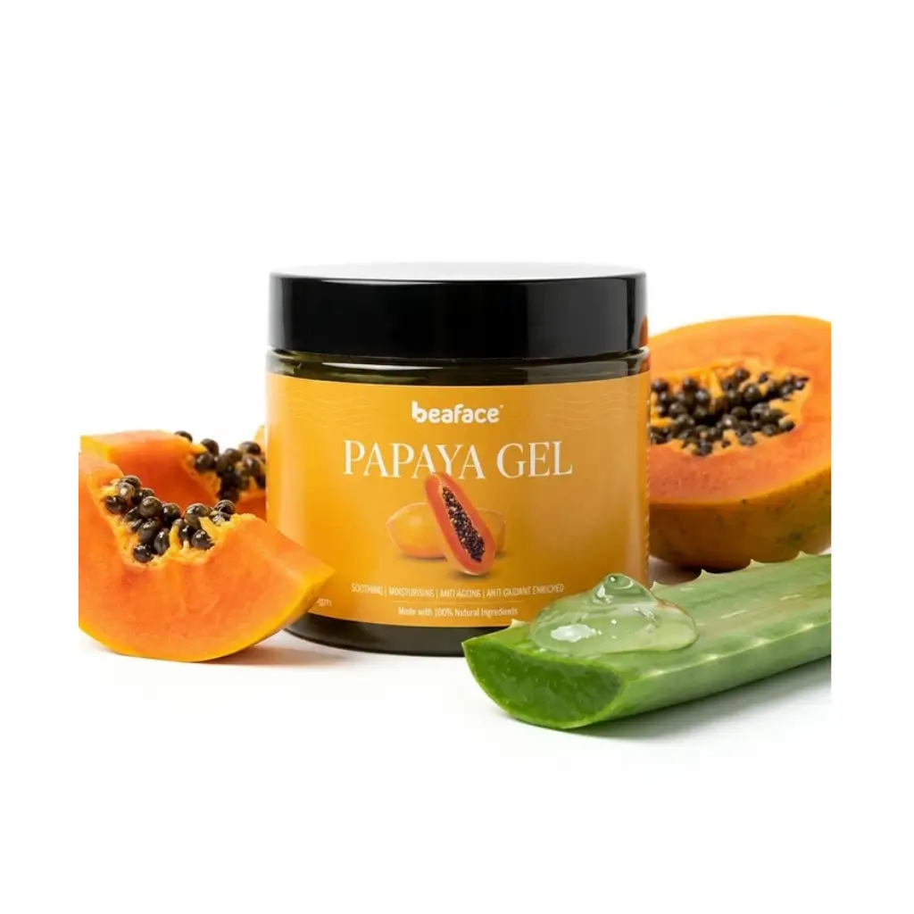 BEAFACE ALOE VERA PAPAYA GEL ACNE SCAR ANTIAGING DARK SPOT MOISTURIZING SOOTHING 100 GM