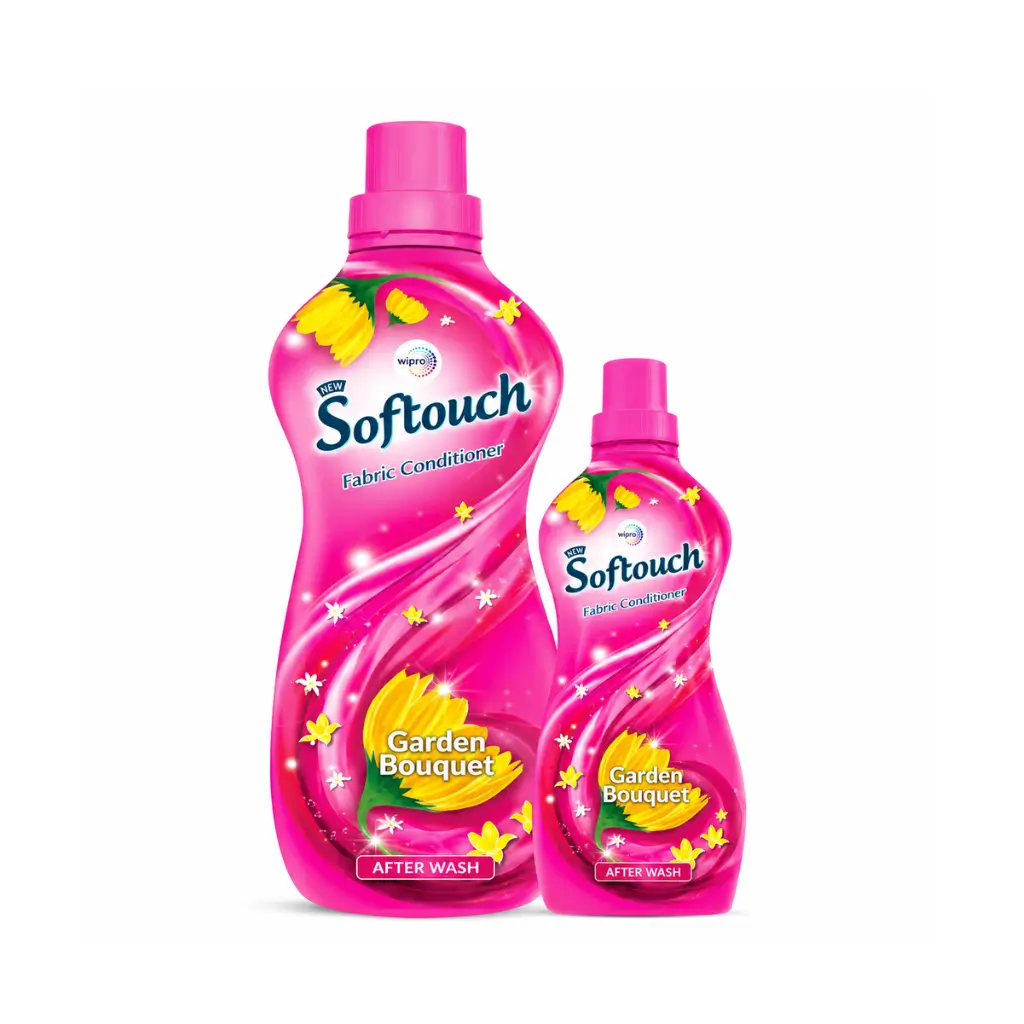 SOFTOUCH GARDEN BOUQUET LIQUID FABRIC CONDITIONER 860 ML + 210 ML