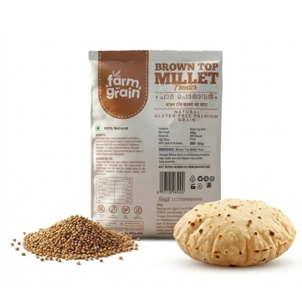 FARMGRAIN BROWN TOP MILLET POWDER 500 GM