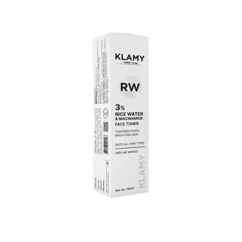 KLAMY 3 % RICE WATER & NIACINAMIDE FACE TONER 100 ML