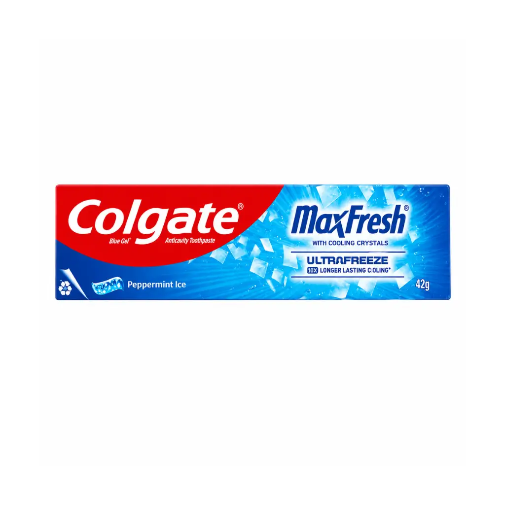 COLGATE MAXFRESH PEPPERMINT ICE TOOTHPASTE 42 GM