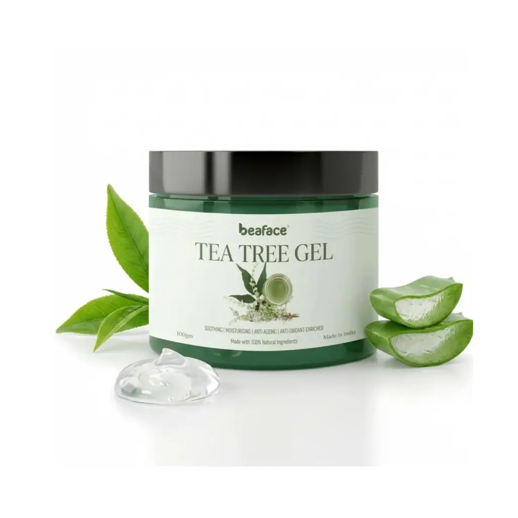 BEAFACE TREE TEA GEL ACNE BLEMISHES MOISTURIZES HEALING 100 GM