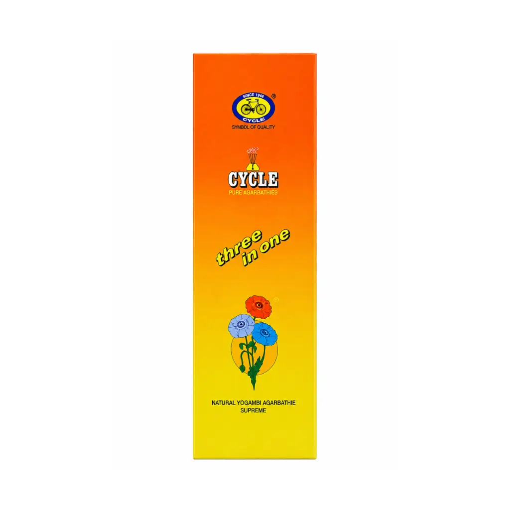 CYCLE THREE IN ONE PURE PUJA AGARBATTI 22 NOS