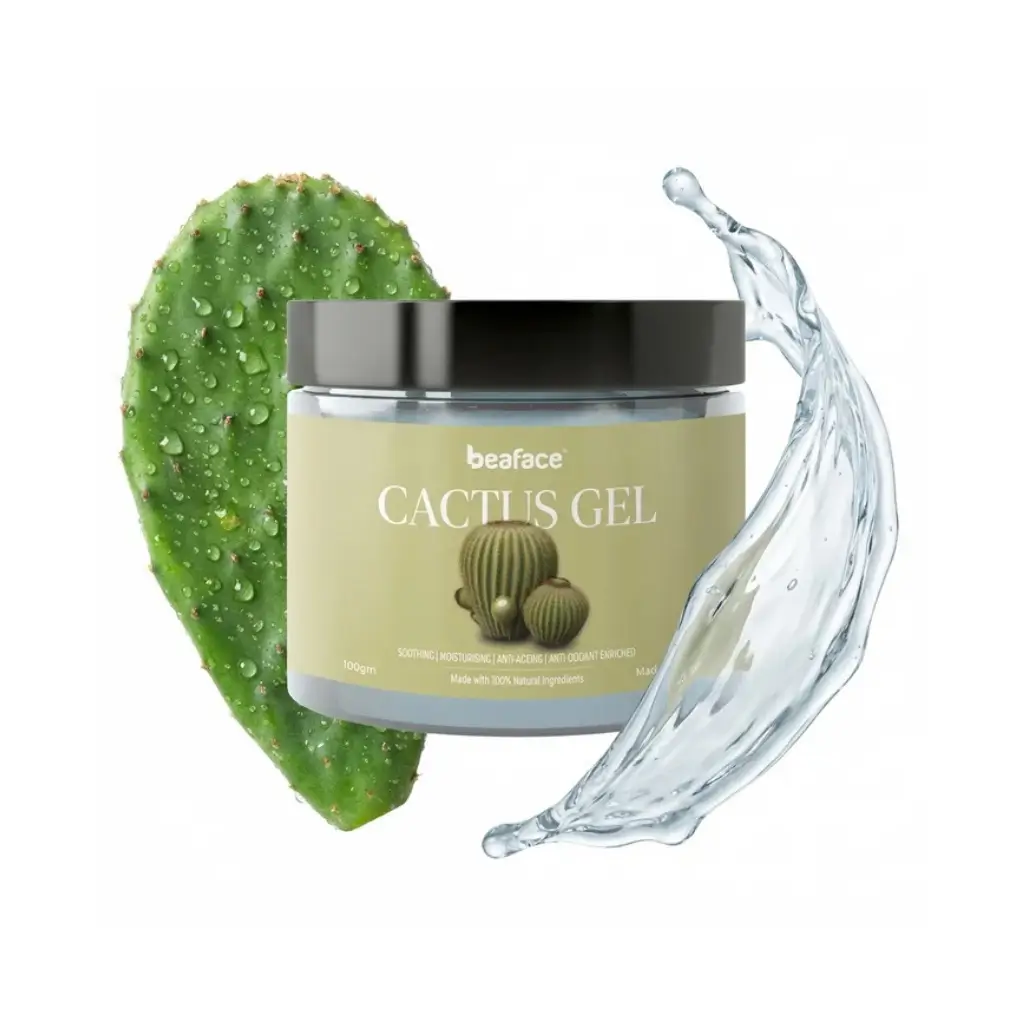 BEAFACE CACTUS GEL MOISTURE SOOTHING SUNBURNED SKIN ACNE PRONE SKIN 100 GM