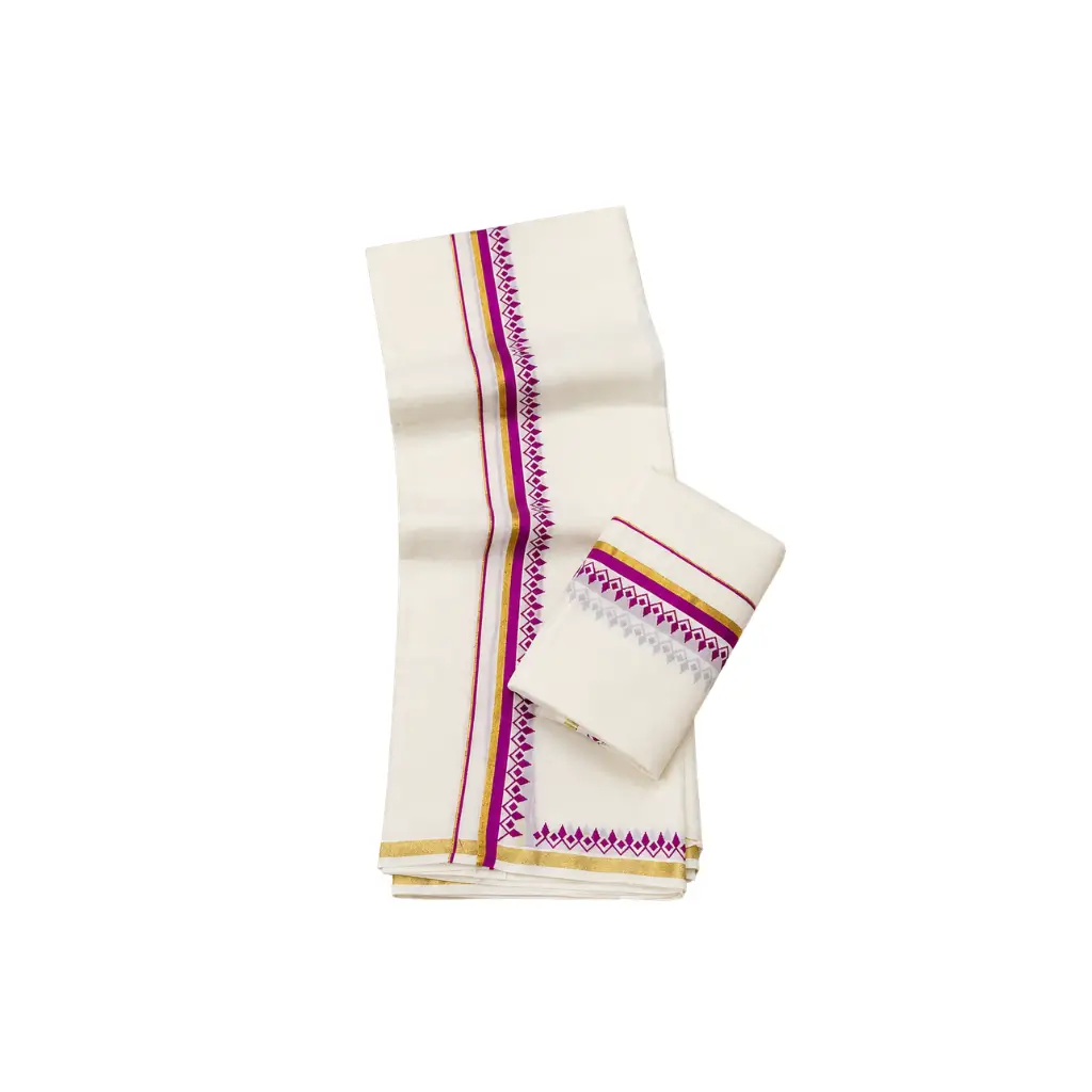Mullamottu design set mundu extra length
